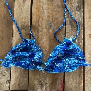 San Lorenzo Paisley Bikini Top